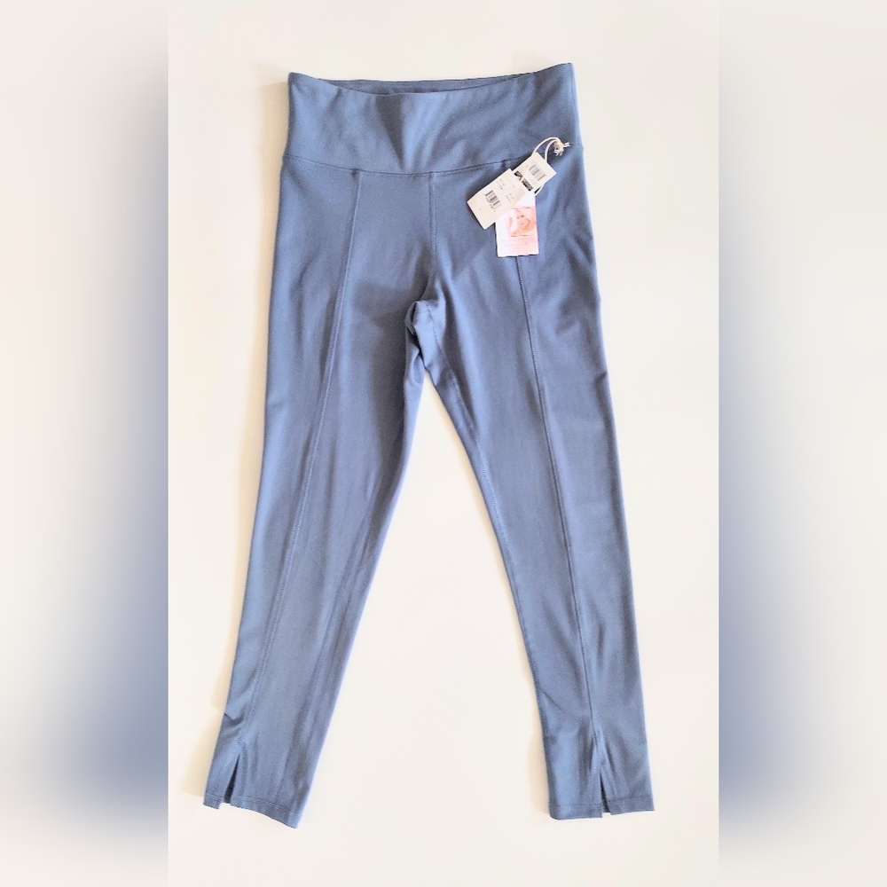 Jessica Simpson High Rise Active Leggings Blue Size Large NWT